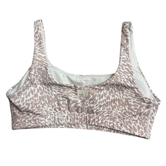 Vuori Sports Bra Women’s Size L Cheetah Print - Picture 3 of 5